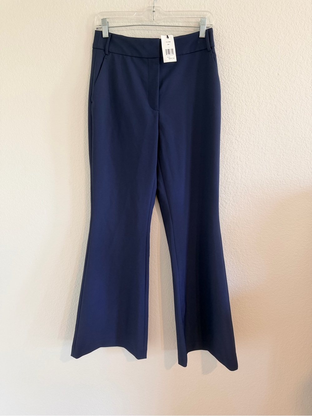 NWT Women’s Navy Toccin Flared Dress Pants - Picture 3 of 6